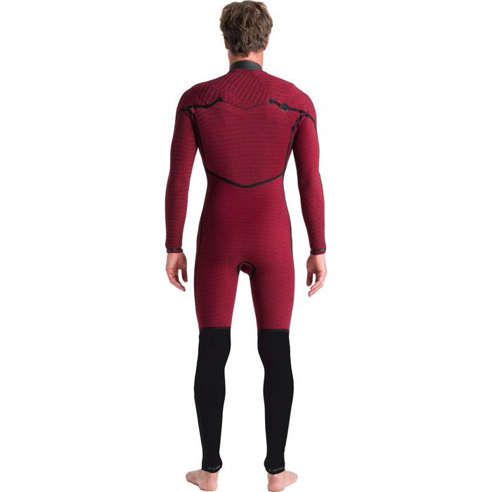 2023 C- Skins Mens ReWired 5/4mm Chest Zip Hooded Wetsuit C-RW54MH - Anthracite / Black X / Petrol